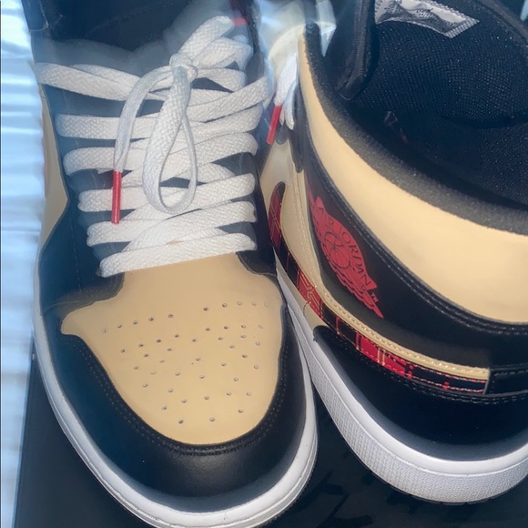 Jordan Air 1 Mid SE black and multi-color - Picture 4 of 4